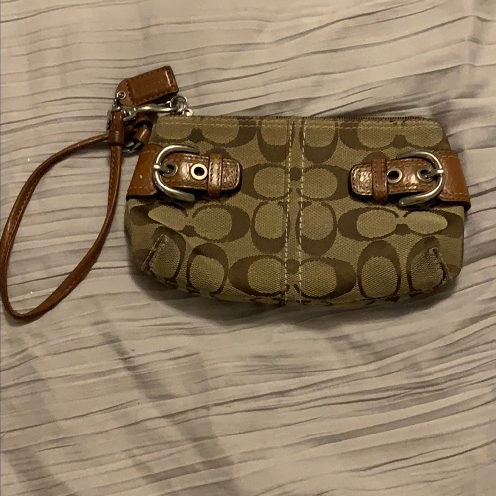 Coach Brown Classic Monogram Wrislet 🖤BLACK FRIDAY BOGO🖤
